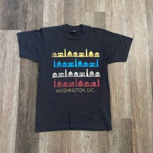 Vintage Single Stitch Washington DC Monuments Tee